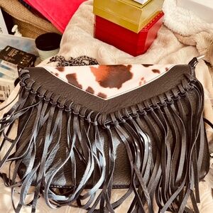 Leather cross body